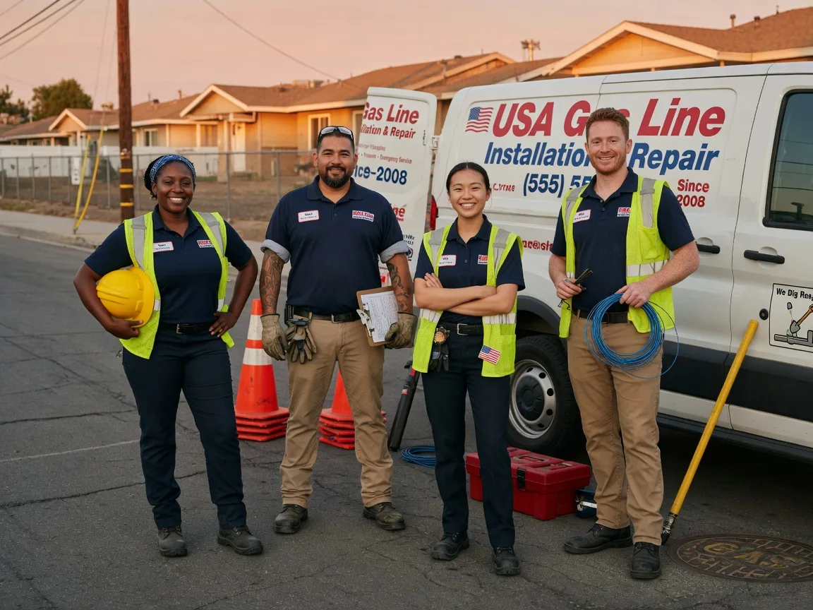 Gas Line Installation company in Rumsey, CA